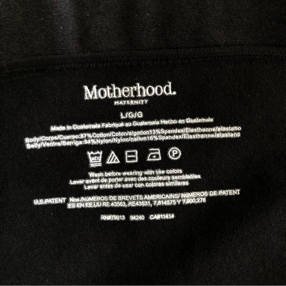 Motherhood Maternity essential stretch secret fit belly maternity crop leggings - Picture 7 of 10